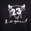Thumbnail: Black/White #23 Legend Stitched Graphic T Shirt Xl-4xl