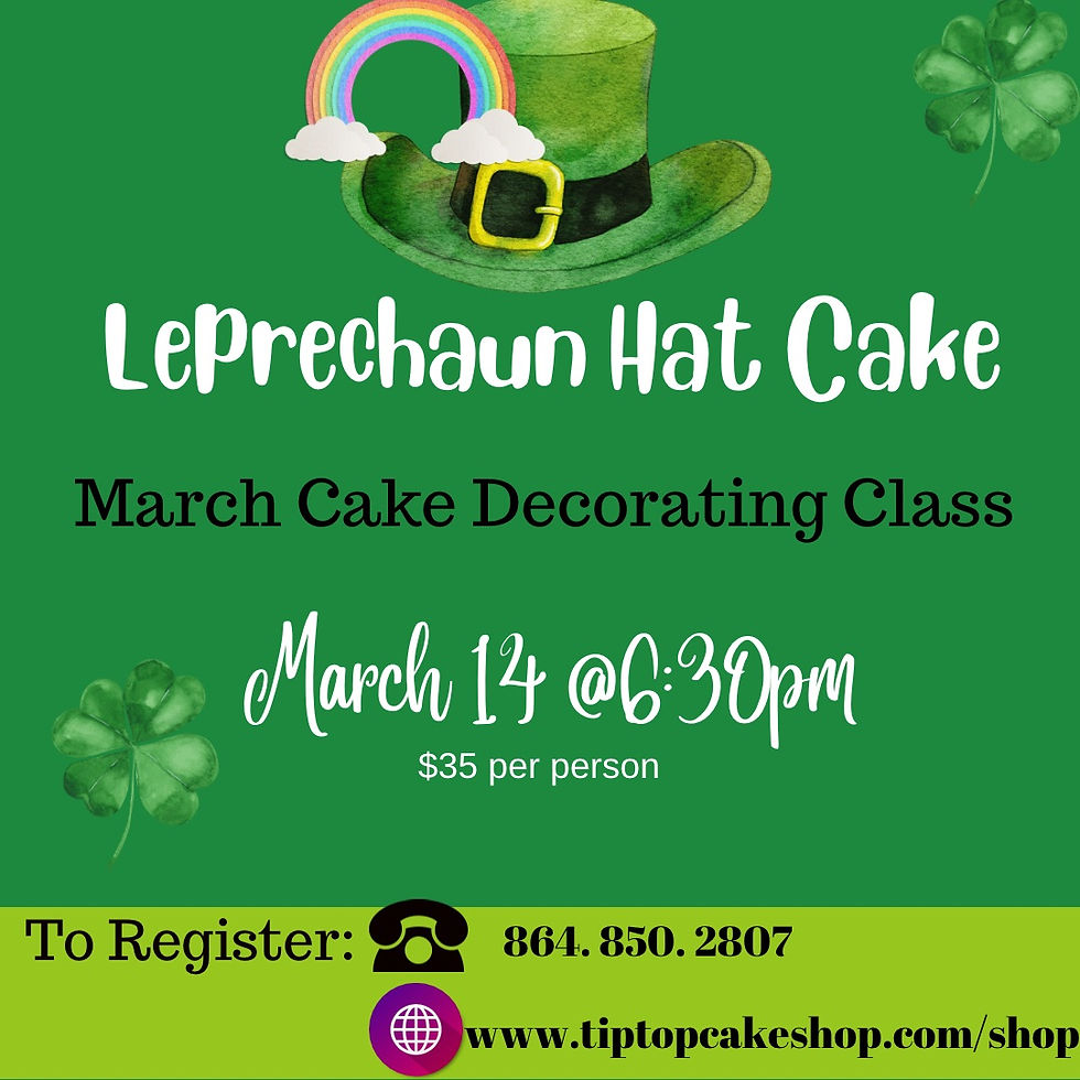 March Cake Decorating