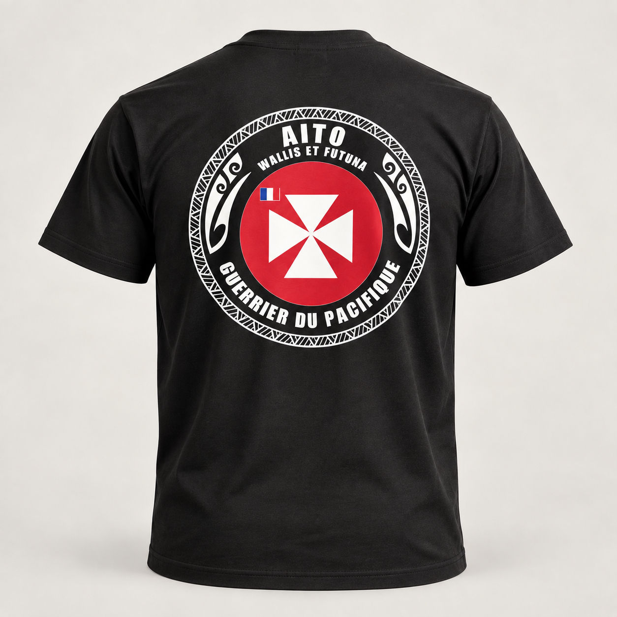 TSHIRT Aito Wallis et Futuna Noir