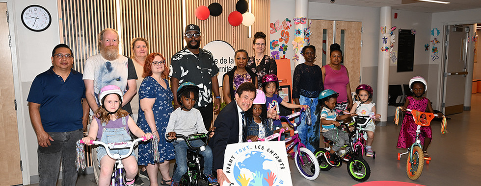 7 children receives brand-new bikes