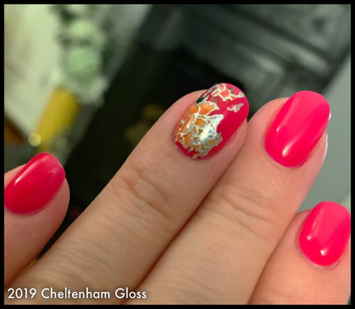 Natural nails with The Gel Bottle inc. and foils