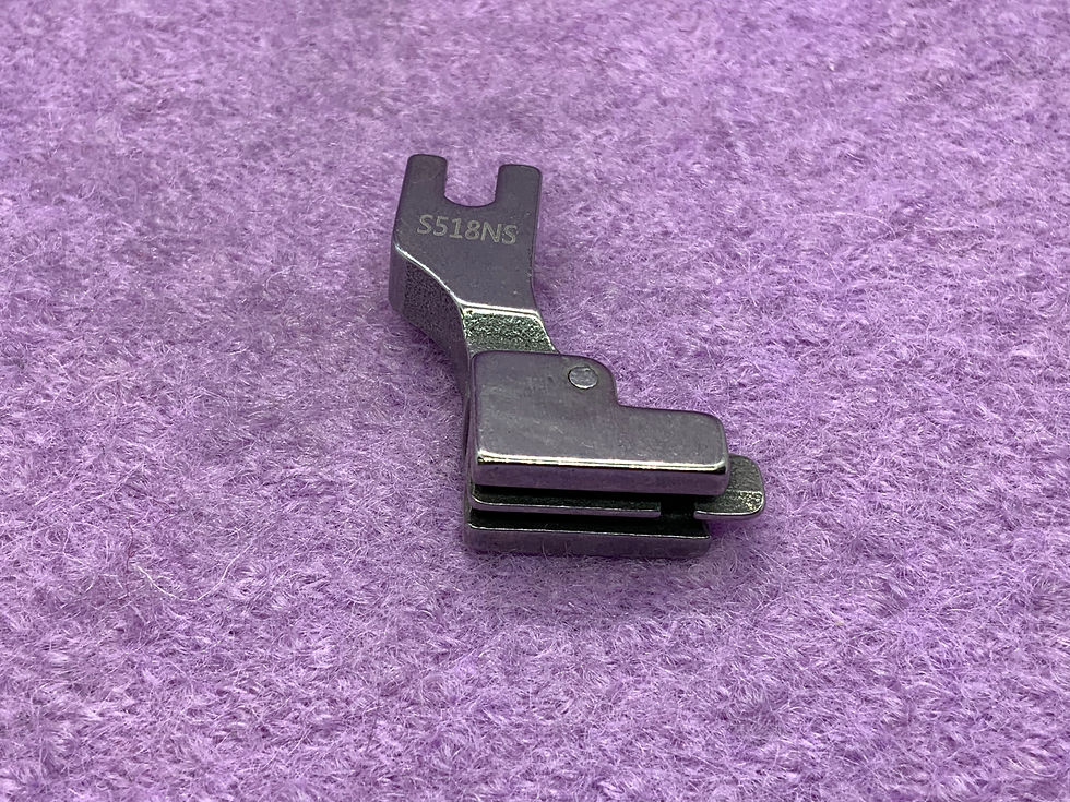 Thumbnail: Seam-covered zipper foot for Pfaff 1222/1221/1199/1197/1196/1209