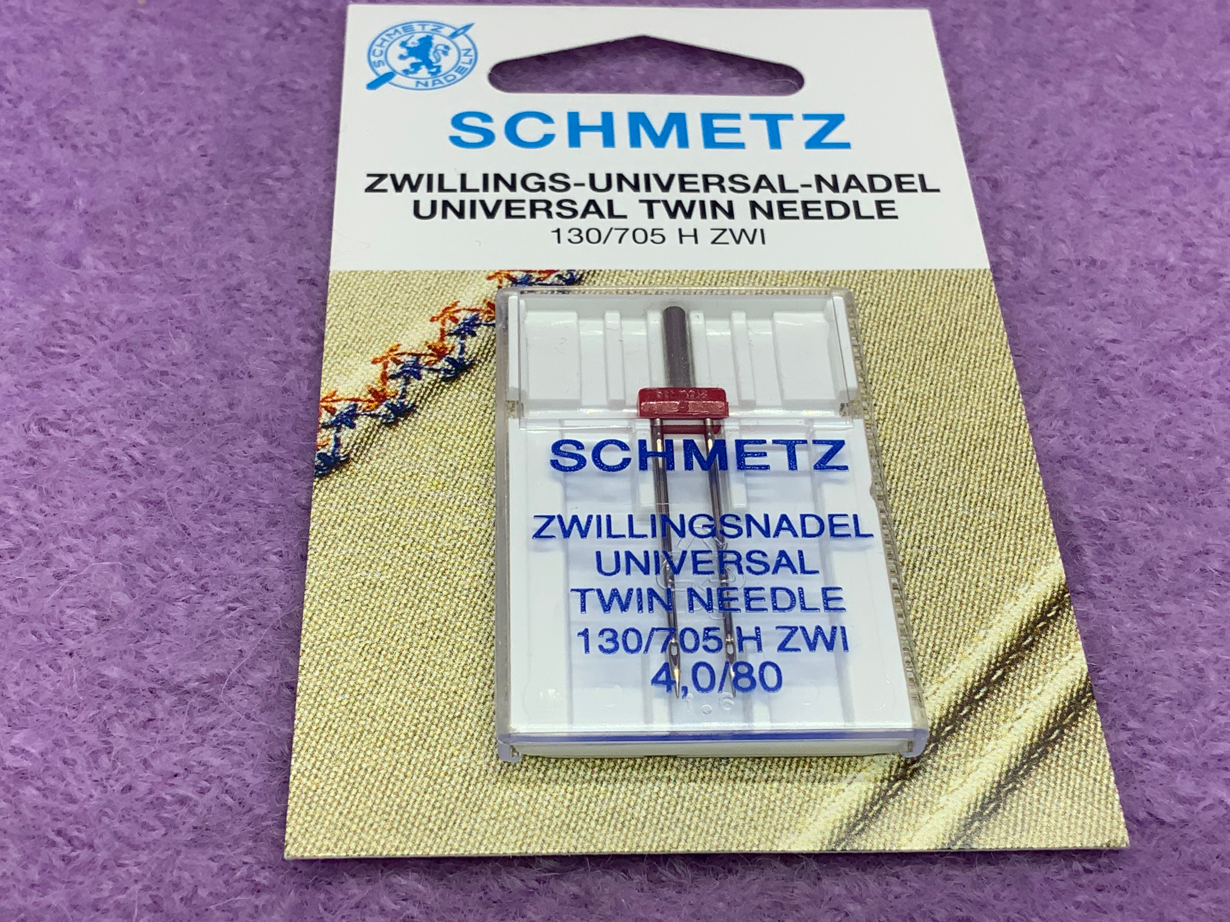Schmetz twin needle universal 4.0 mm, size 80
