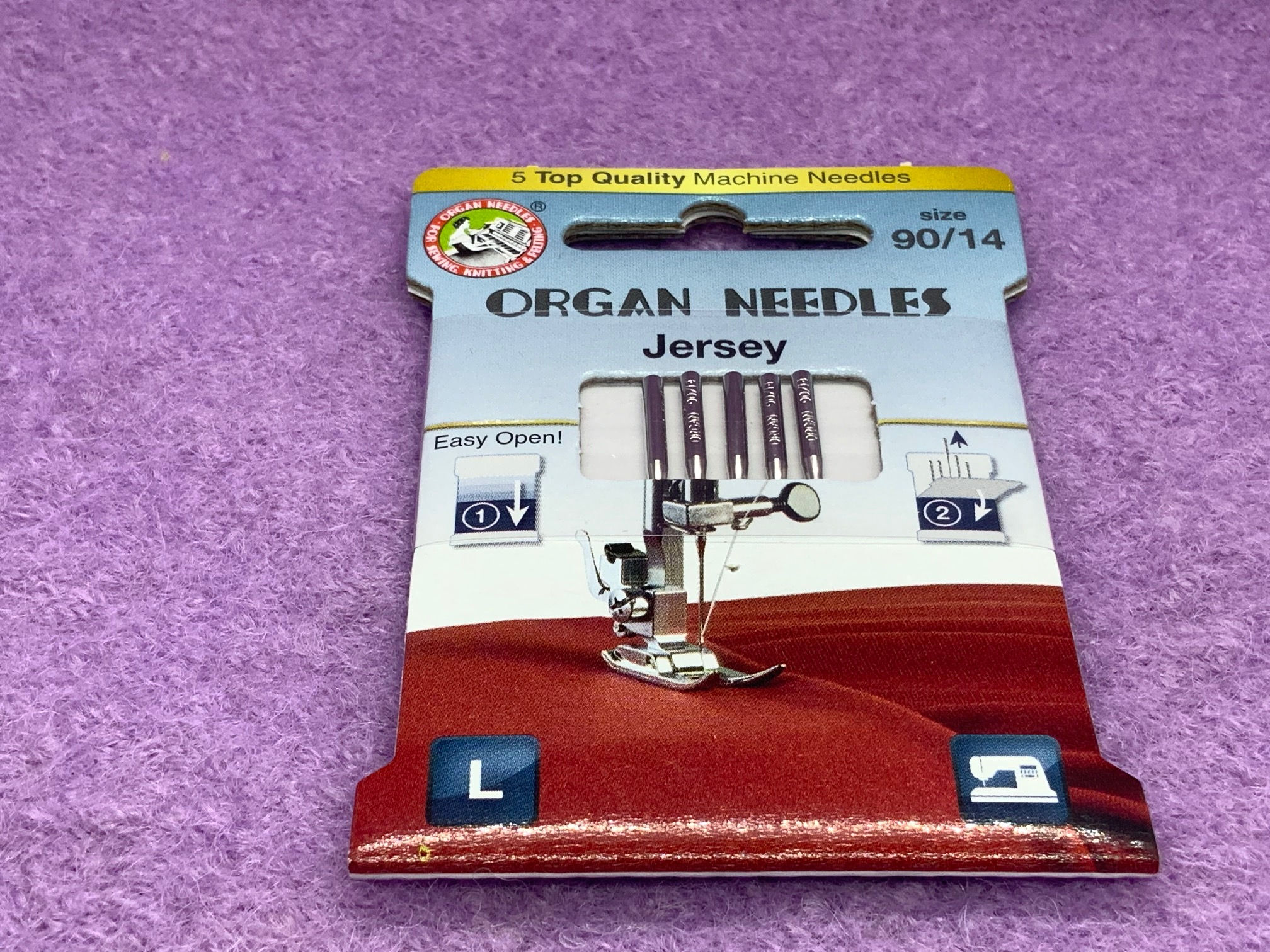 Organ Jersey Nadel stärke 90