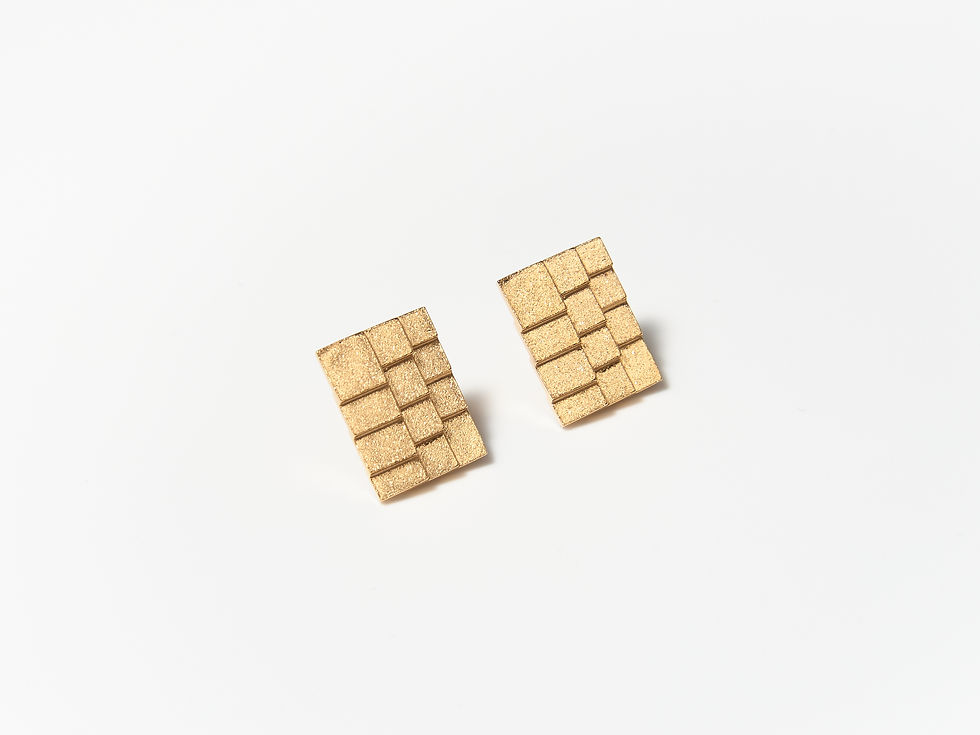 Thumbnail: Roof studs - Gold-plated silver -