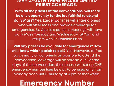 Convocation Announcement