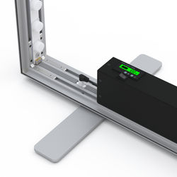 Mobile LED Messetheke mit Akku | Kohlschein-Messe.de