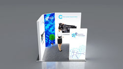 LED Messestand 3 x 3 m | Kohlschein-Messe.de