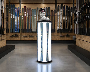LED MESSESYSTEM X-TOTEM – Faltbare Leuchtsäule