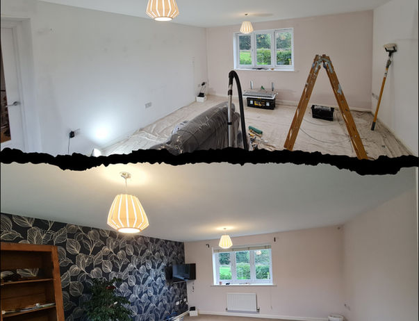 Interior painting project