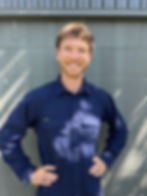 gardener is smiling for the camera - Bee Friendly Gardens, Gold Coast, QLD