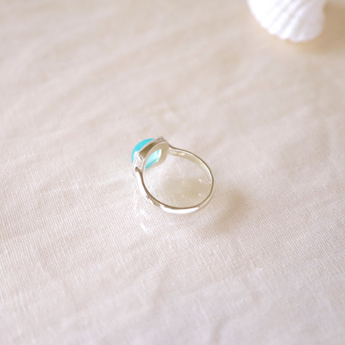 受注製作 [Sot to] SV925 シーブルーカルセドニーリング | EN JEWELLERY