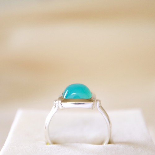 受注製作 [Sot to] SV925 シーブルーカルセドニーリング | EN JEWELLERY
