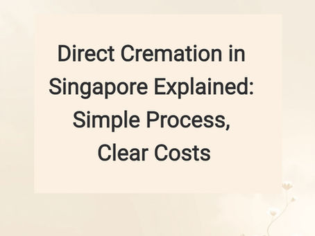 Direct Cremation in Singapore