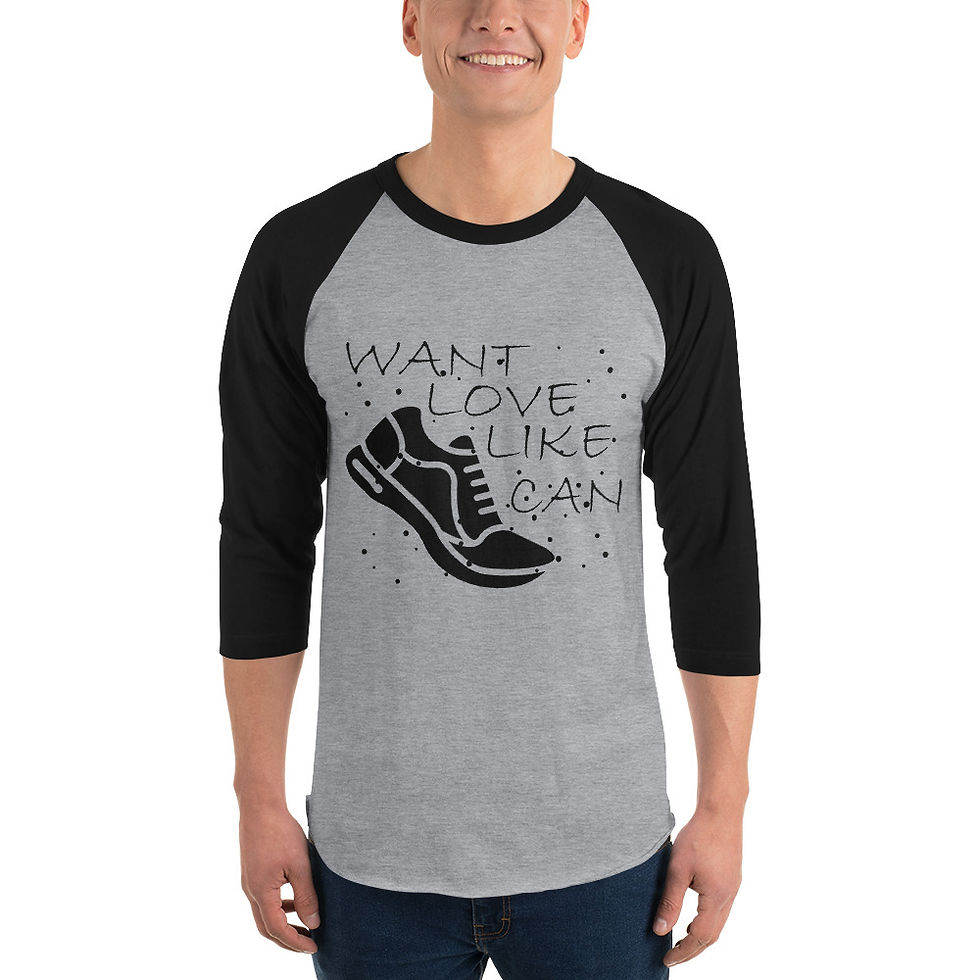 Thumbnail: 3/4 sleeve raglan shirt - SHOE LOVERS