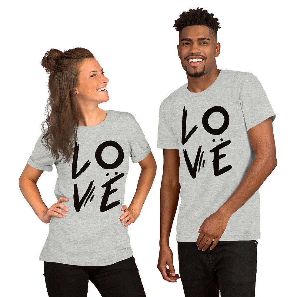 Thumbnail: Short-Sleeve Unisex T-Shirt - LOVE