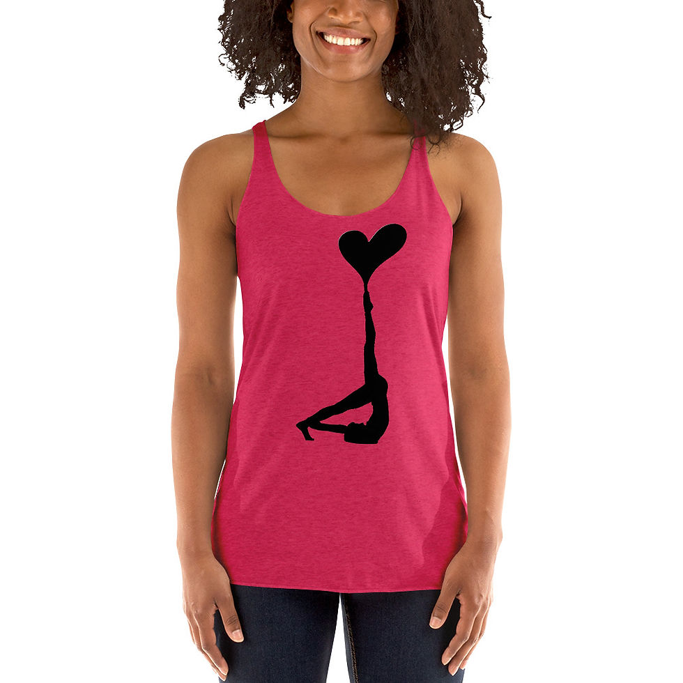 Thumbnail: Women's Racerback Tank - LOVE PILATES / YOGA