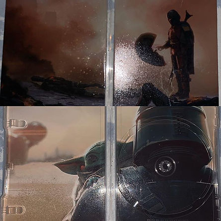 Outside and inside of custom Mandalorian