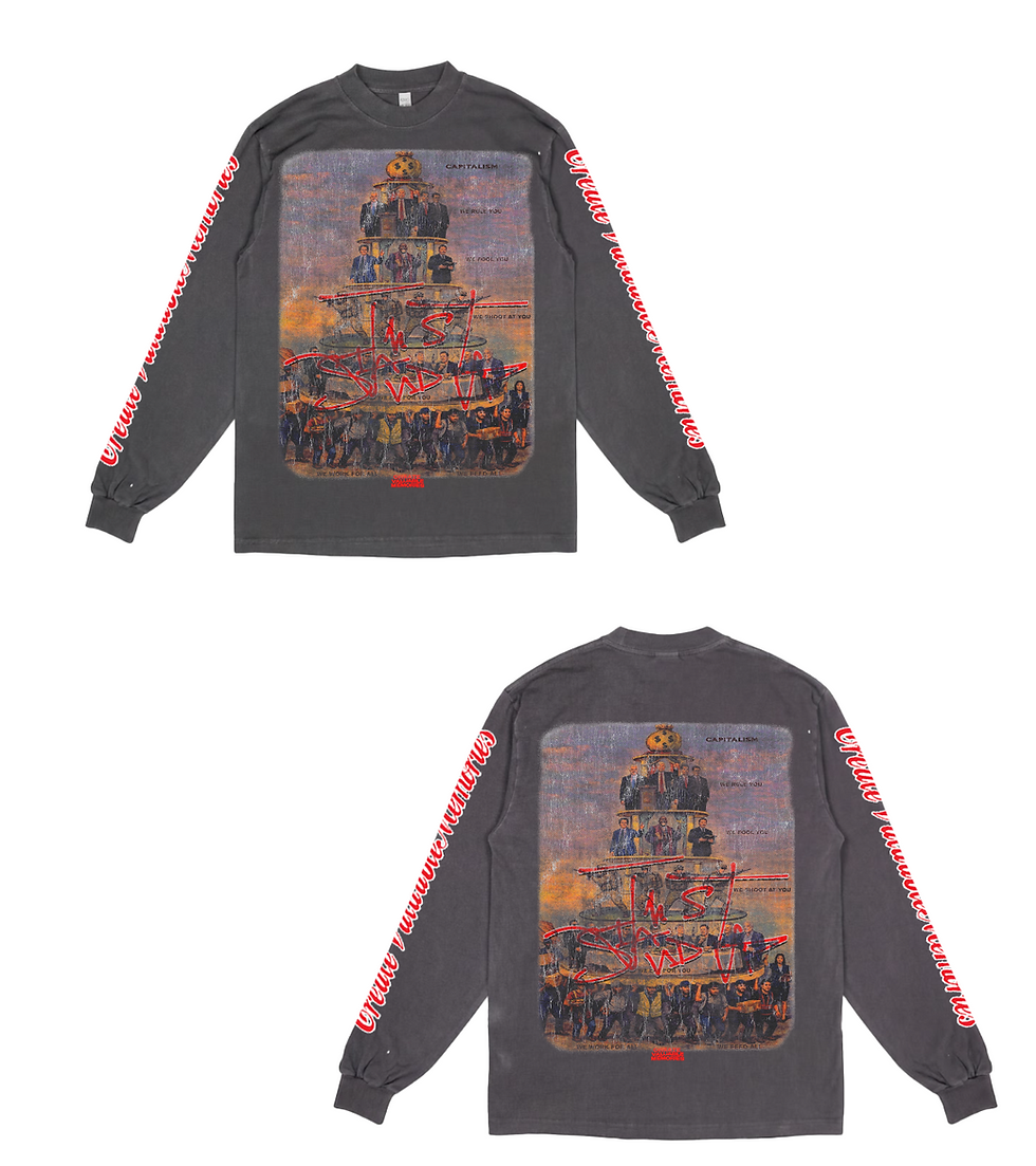 Thumbnail: Capitalist Pyramid Long-Sleeve Tee