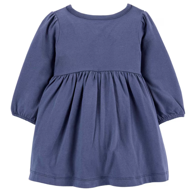 Miniatura: Conjunto Carter’s vestido godê e legging floral azul para bebê – Baby Gaia