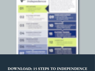 Preview of Victory Financial’s 15 Steps to Independence - download the full guide for the complete checklists.