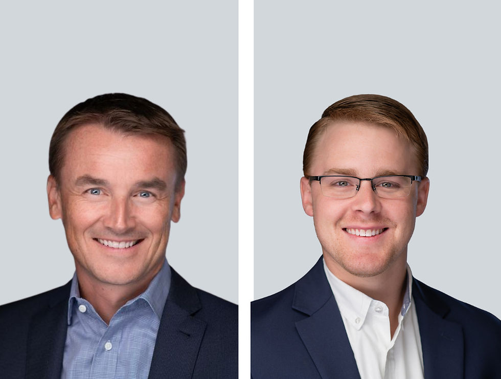 Smiling headshot of financial advisors Rodney Tracer and Dan Paschke