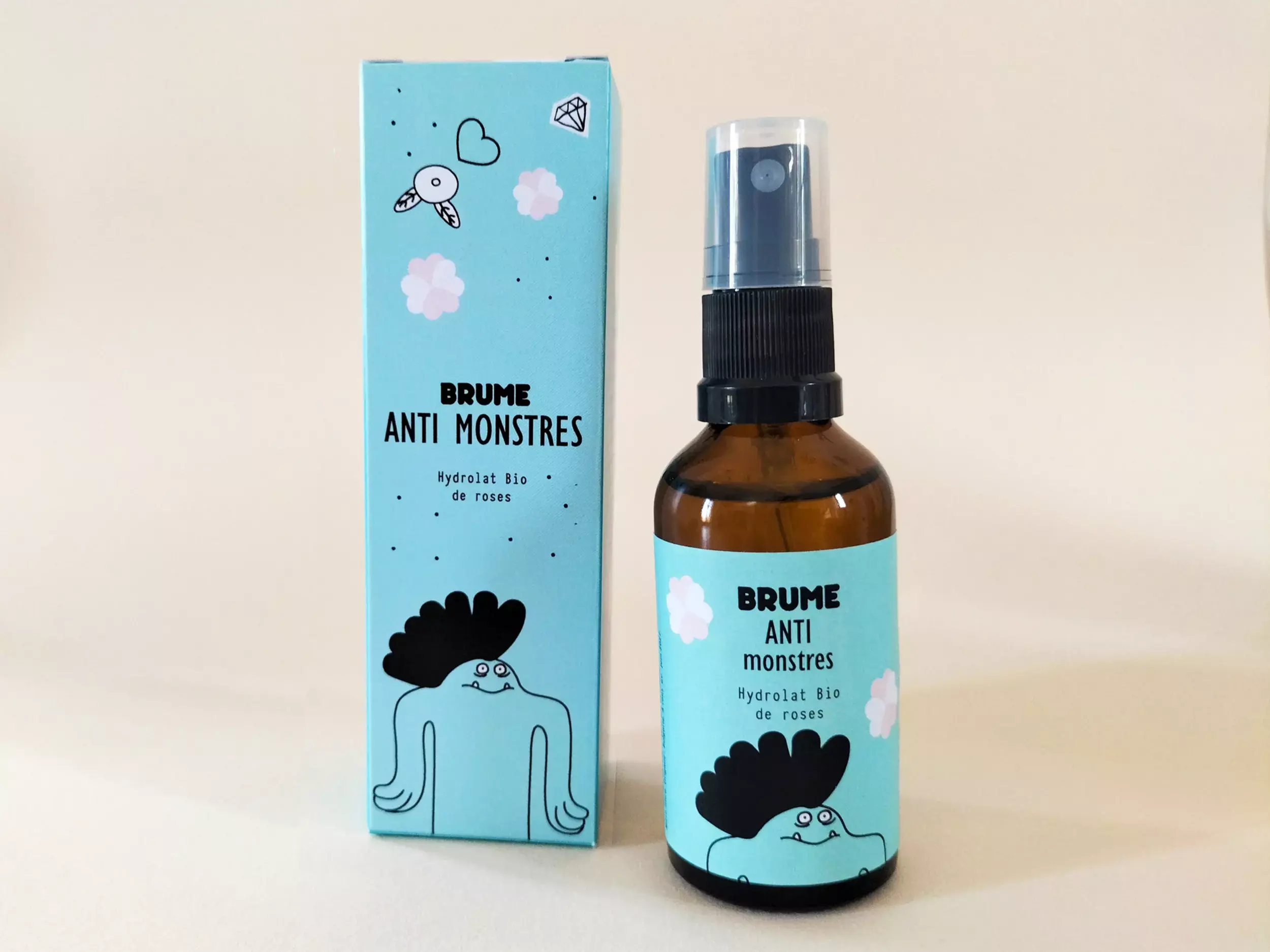 Kuszaszörny-űző érzelempermet gyerekeknek: természetes rózsavízzel