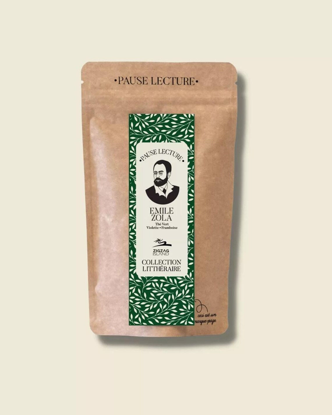 Emile Zola ihlette tea csomagolása, 80 grammos kiszerelés