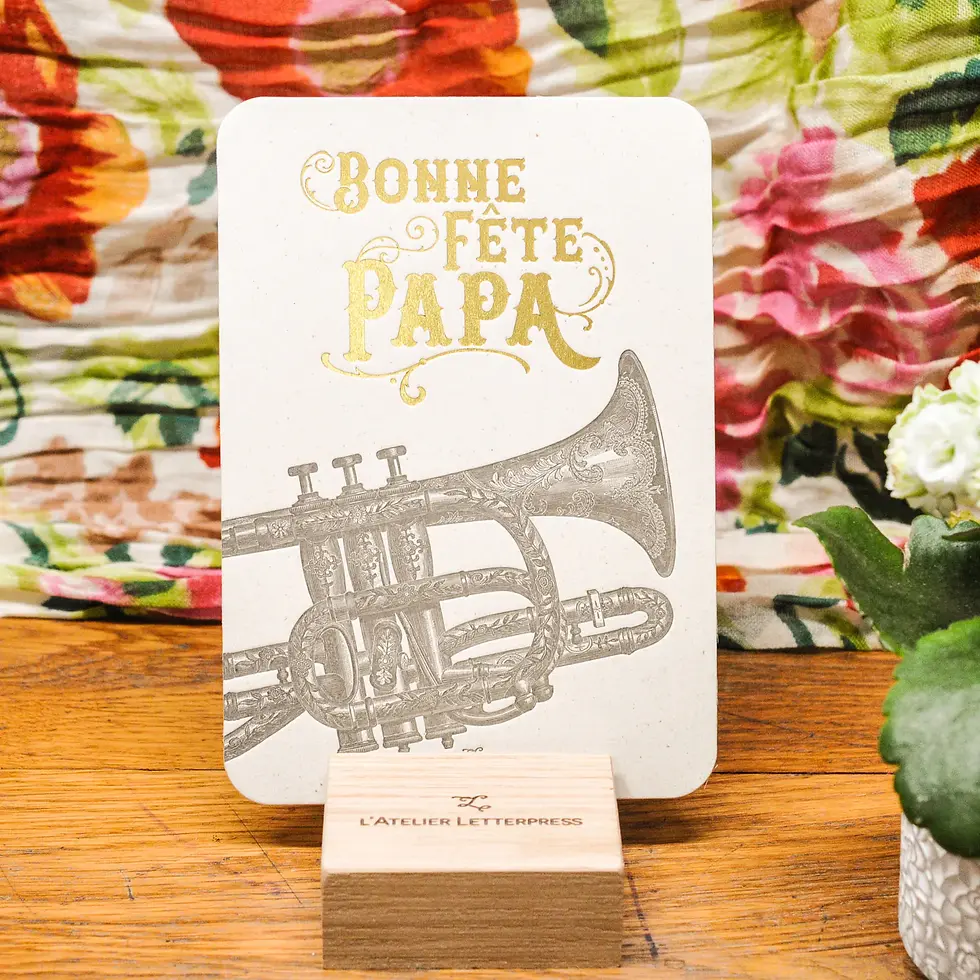 Indexkép: Apáknak | ünnepi vintage üdvözlőkártya trombitával