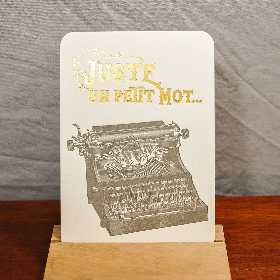 Indexkép: Vintage kártya | Juste un petit mot