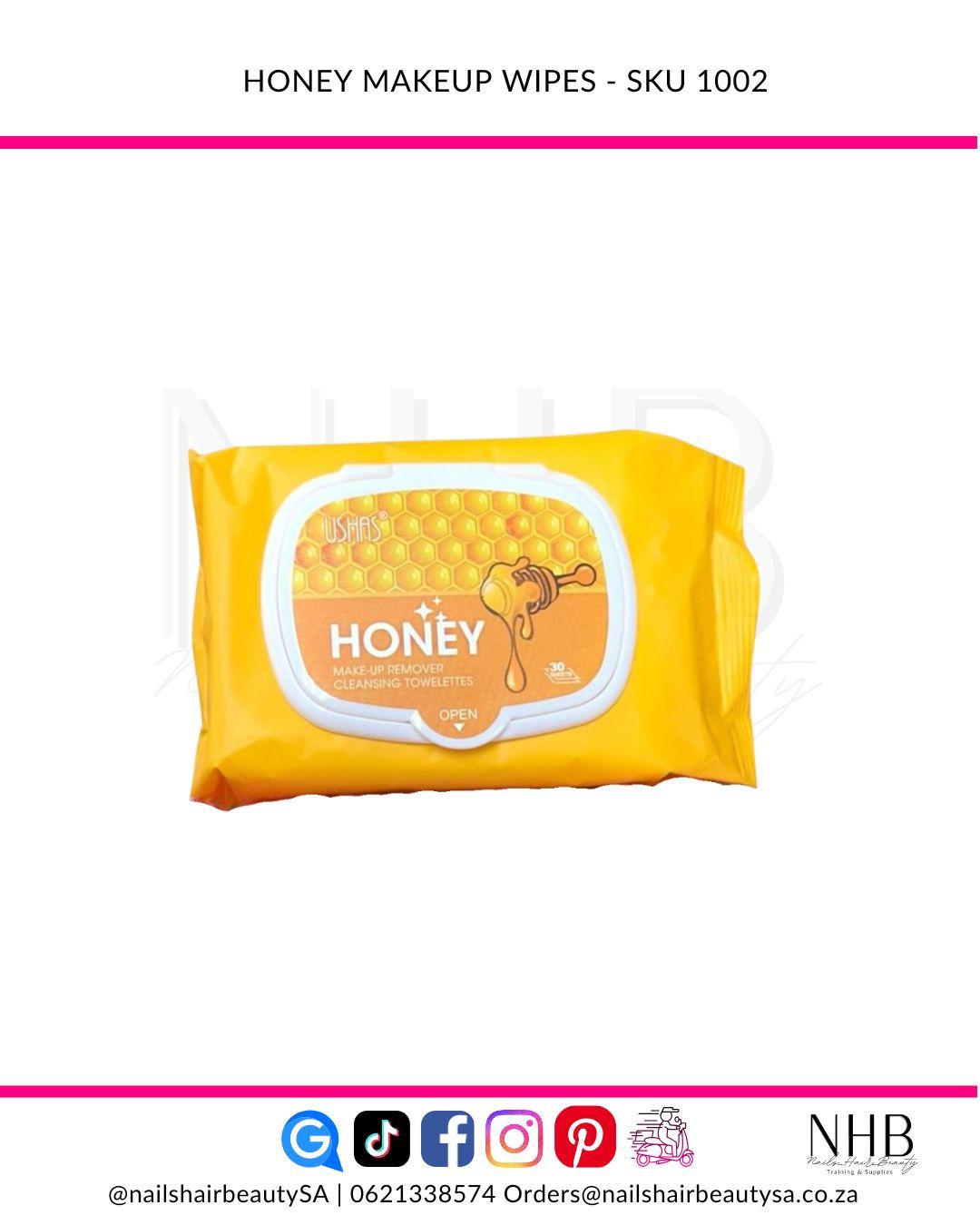 Honey Makeup wipes