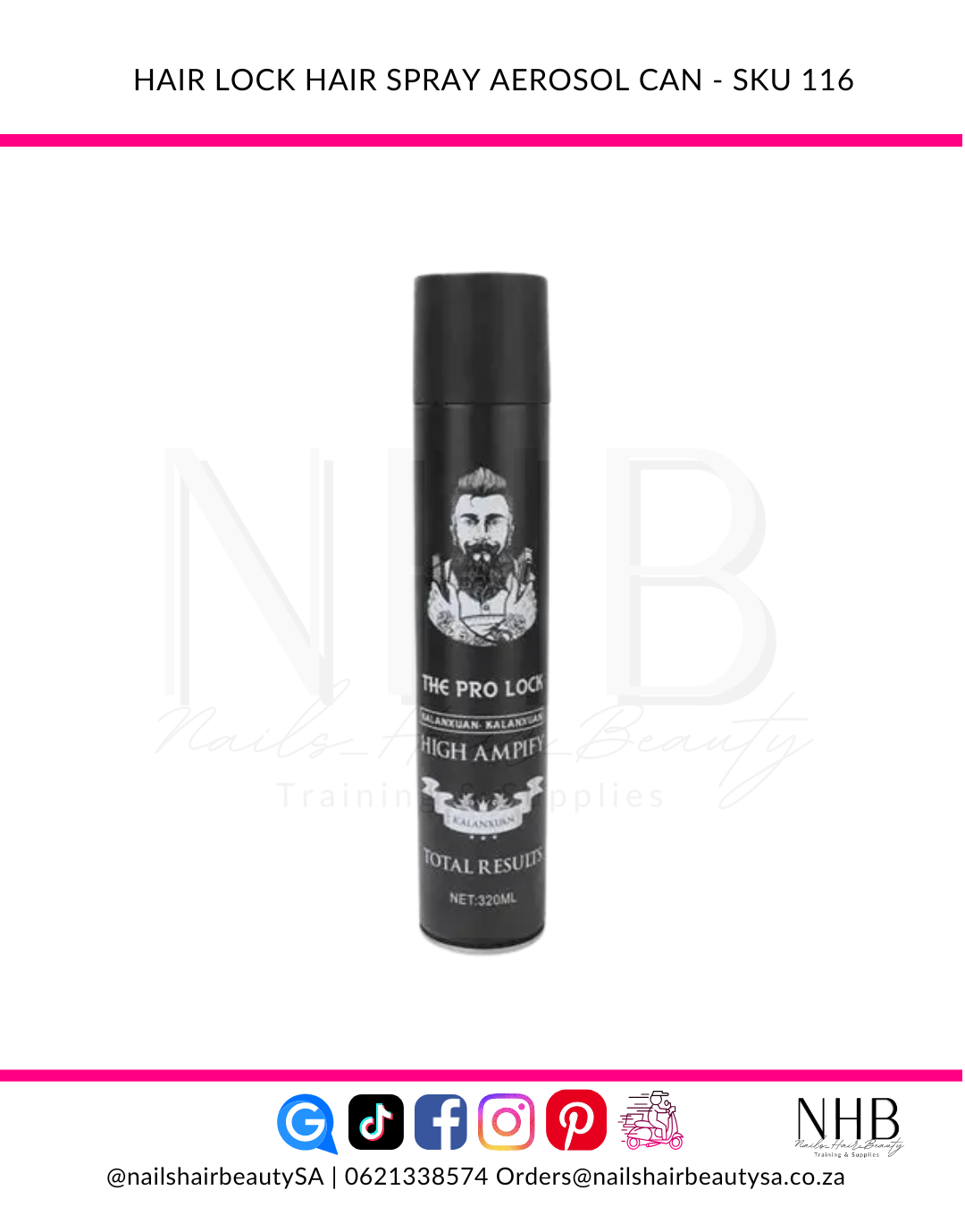 Hair Lock ,Hair spray Aerosol can 420ml