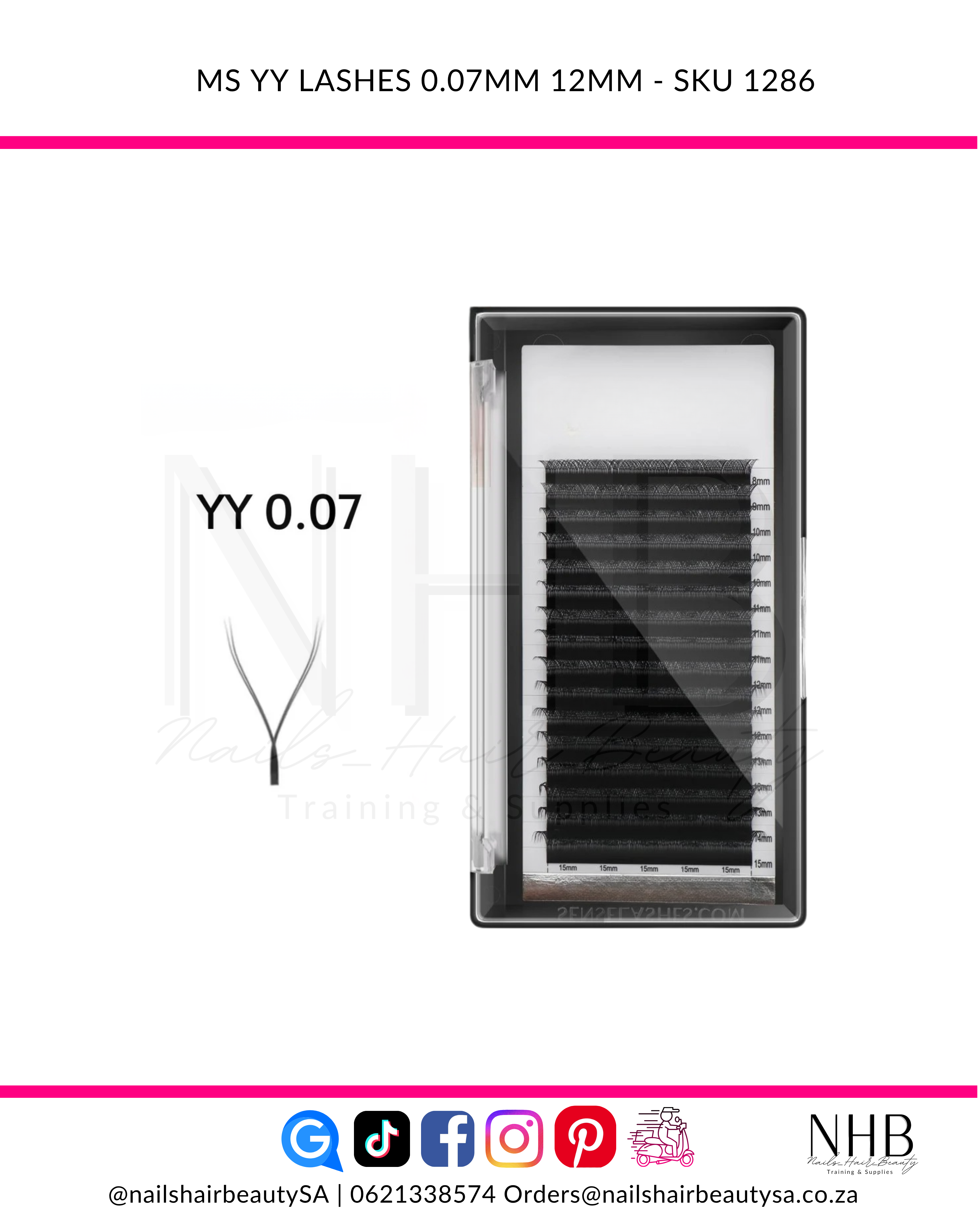 MS YY Lashes 0.07mm 12mm