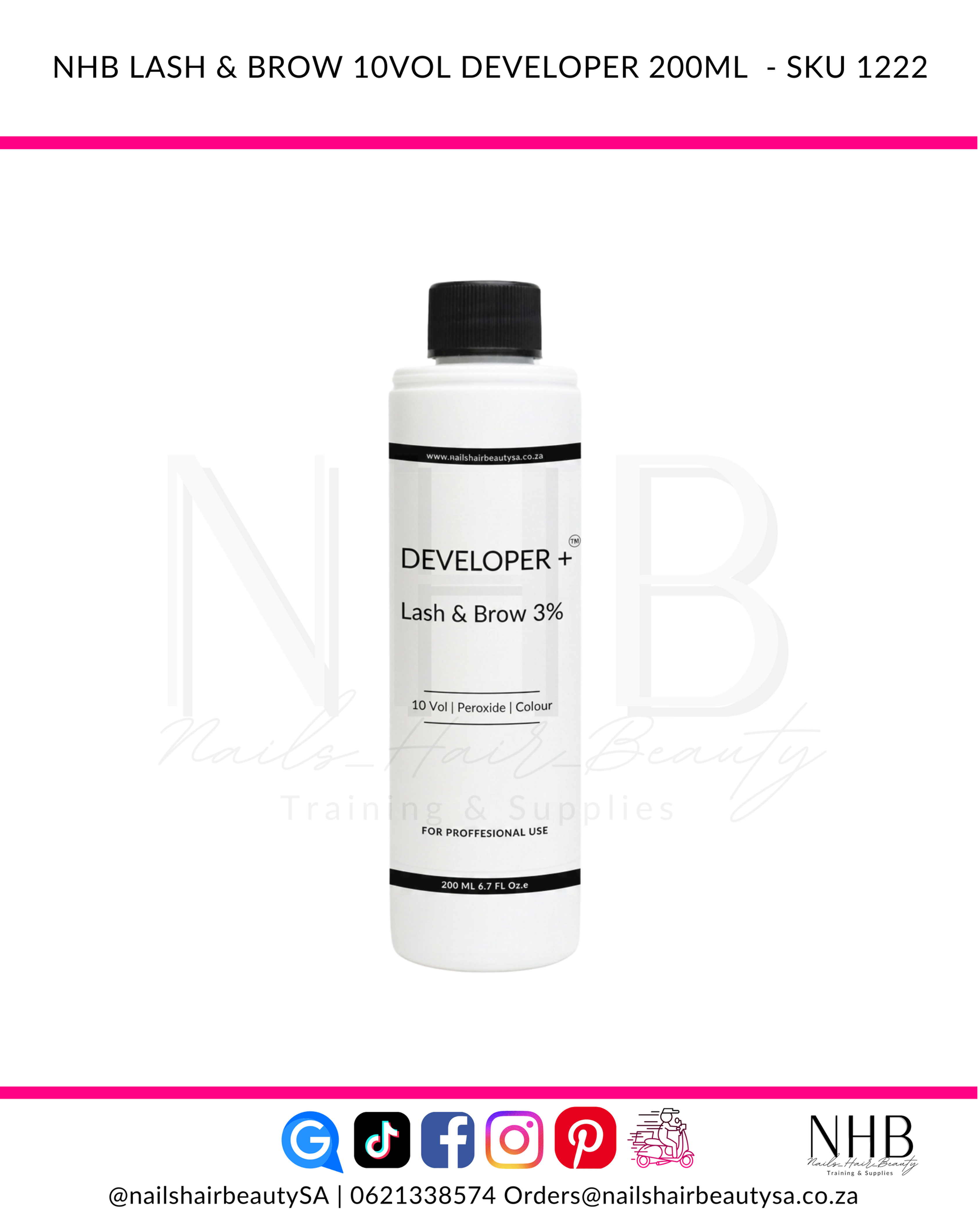 Lash & Brow 10vol Developer 200ml