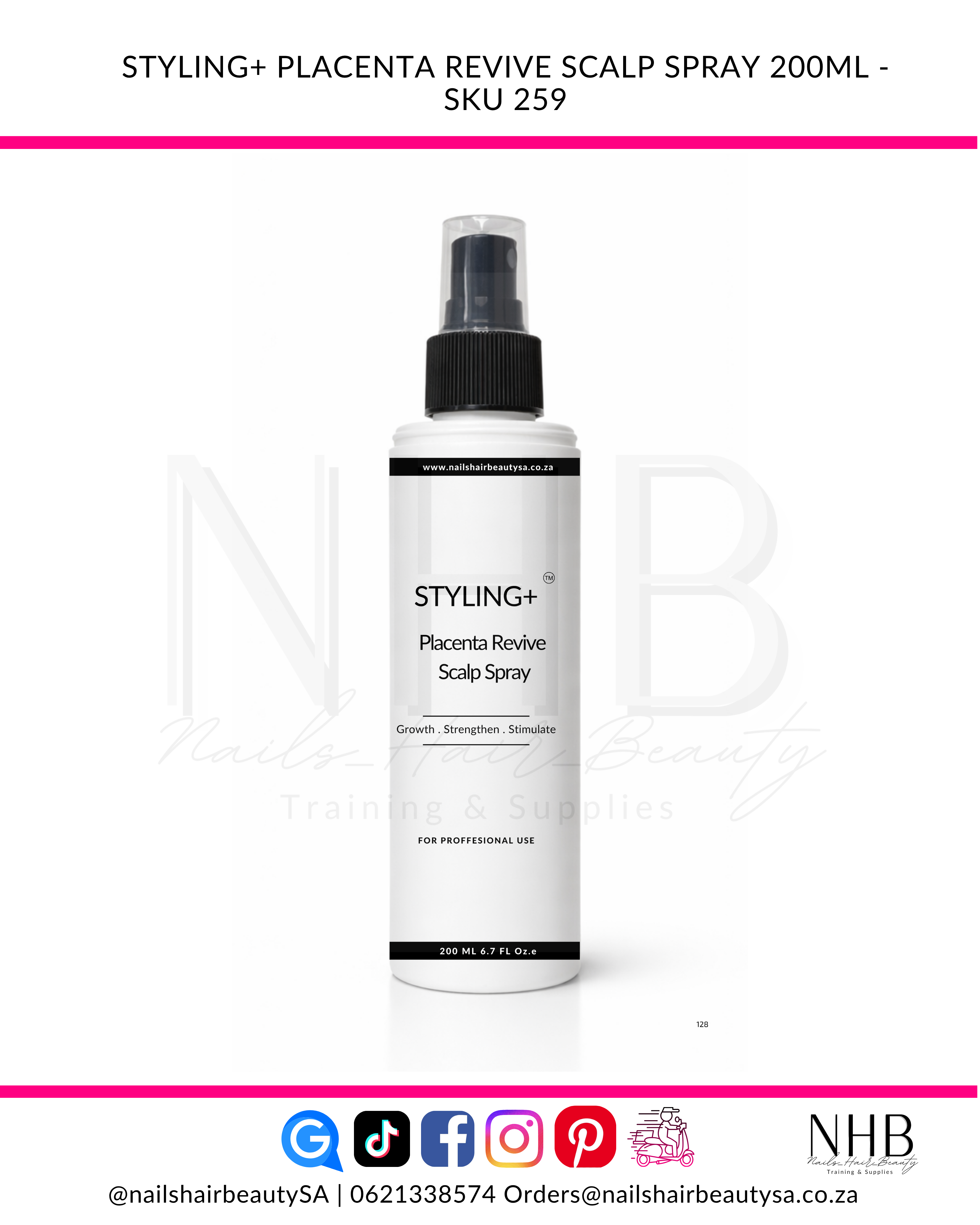 STYLING+ Placenta Revive Scalp Spray