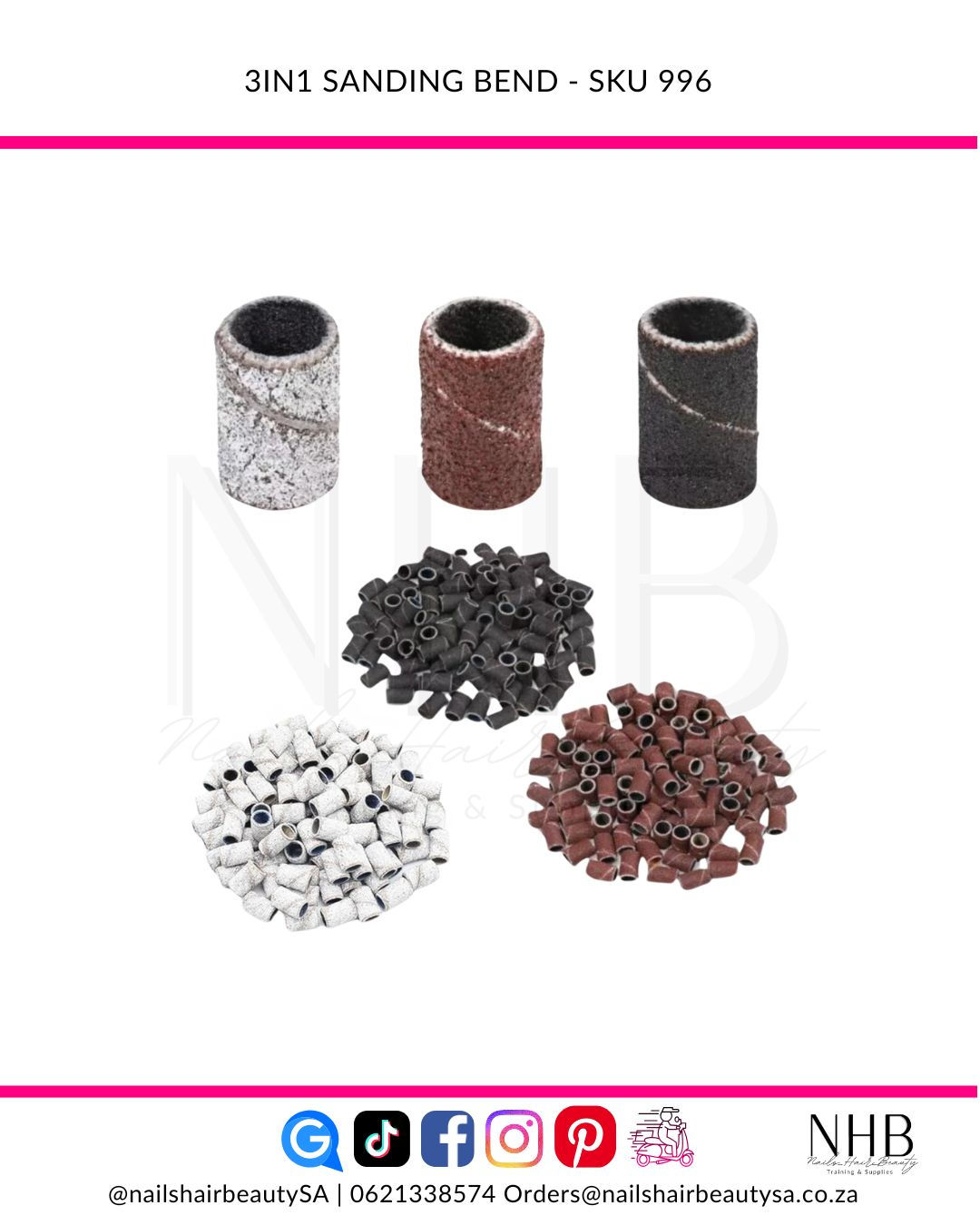 3in1 Sanding Bend Set (80,100,120)