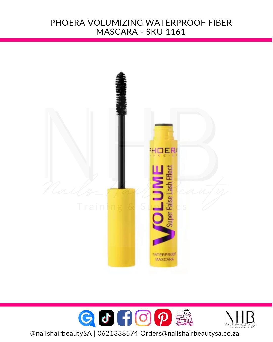 PHOERA Volumizing Waterproof Fiber Mascara