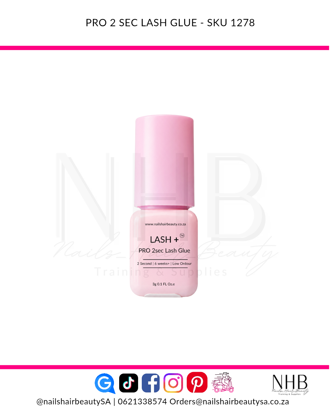 PRO 2sec Lash Glue
