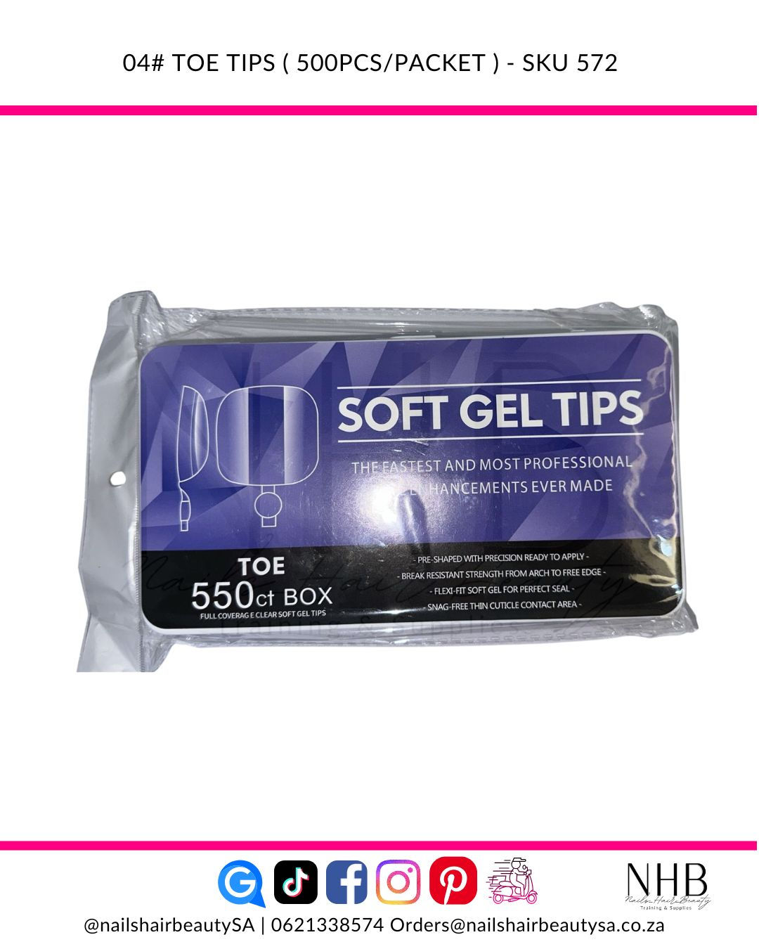 Toe Tips ( 500pcs)