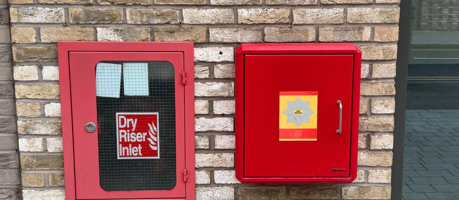 Secure Information box installed in a high-rise building