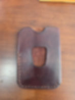 Thumbnail: Leather card wallet