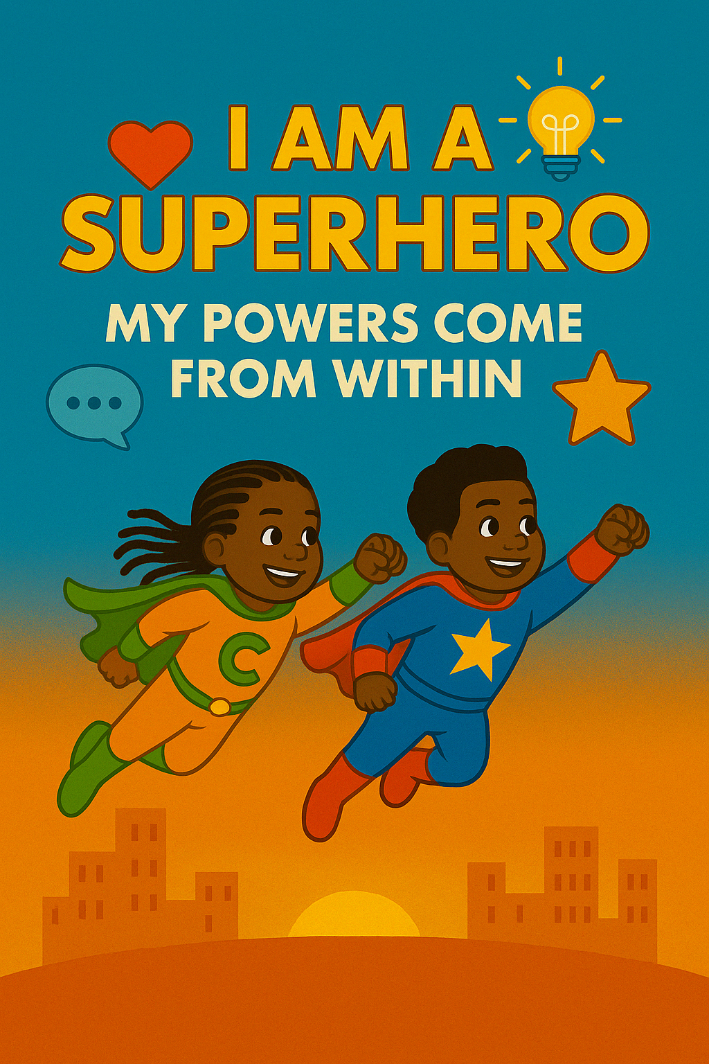I AM A SUPERHERO:MY POWERS COME FROM WITH IN(Digital PDF)