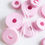 Miniature : Duo de Vases Totem - Rose