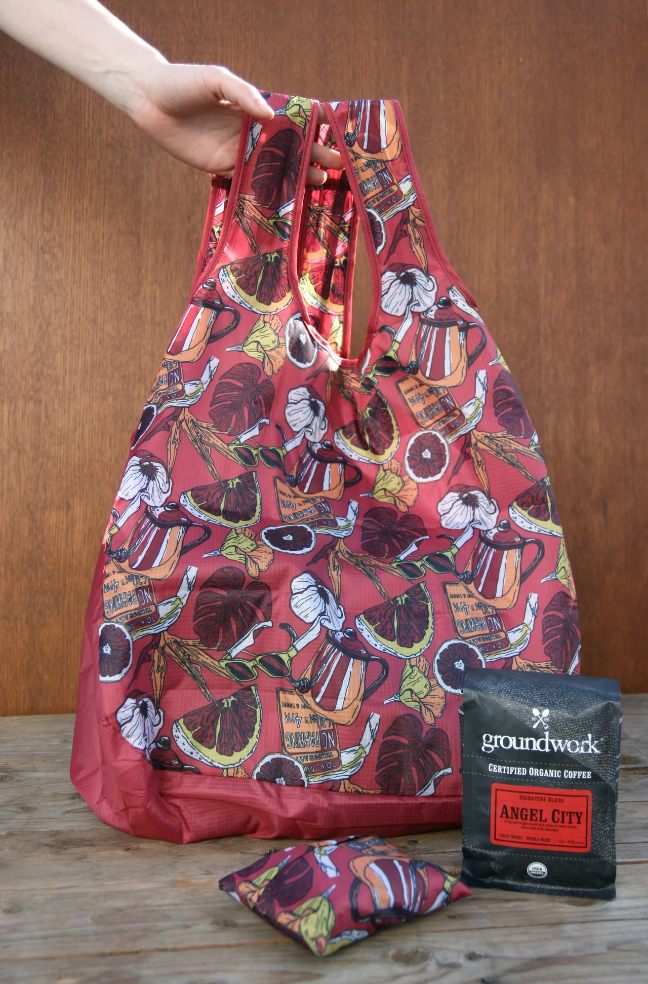 Angel City bag on Display for full-length.