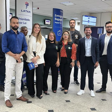 Na Semana do Consumidor, o Dr. Ítalo Rangel participou de Fiscalização no Aeroporto de Teresina (PI)