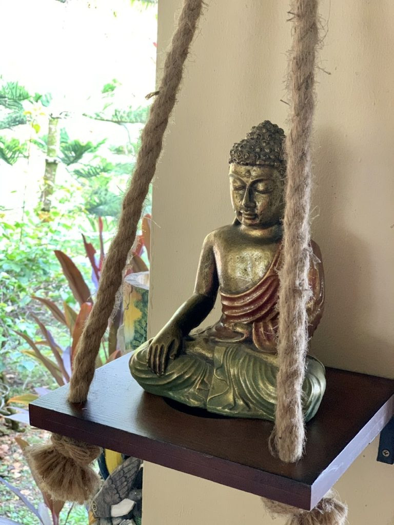 Buddha and garden in Uvita Costa Rica
