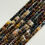 Thumbnail: 4x3mm Faceted Pietersite Rondelle Beads - Natural Pietersite Beads for Jewelry Making