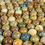 Thumbnail: Shiny Azurite round beads in polished finish