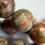 Thumbnail: Red Leopard Skin Jasper Polished   Round Beads