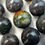 Thumbnail: Black Opal Polished Round Beads